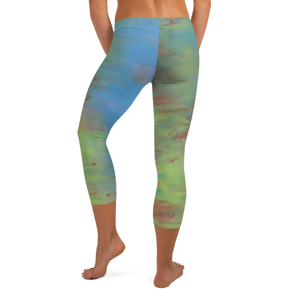 Colors of Lido | Women's Fine Art Regular-Waist Capris
