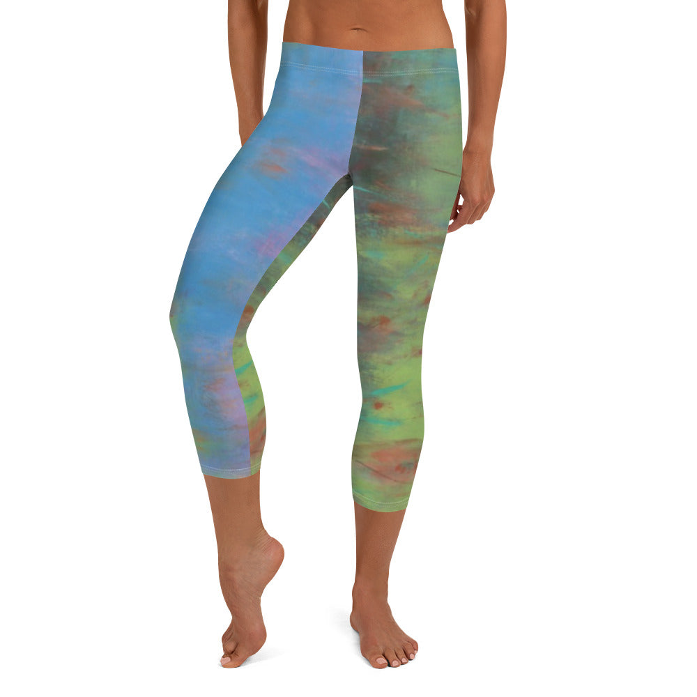 Colors of Lido | Women's Fine Art Regular-Waist Capris