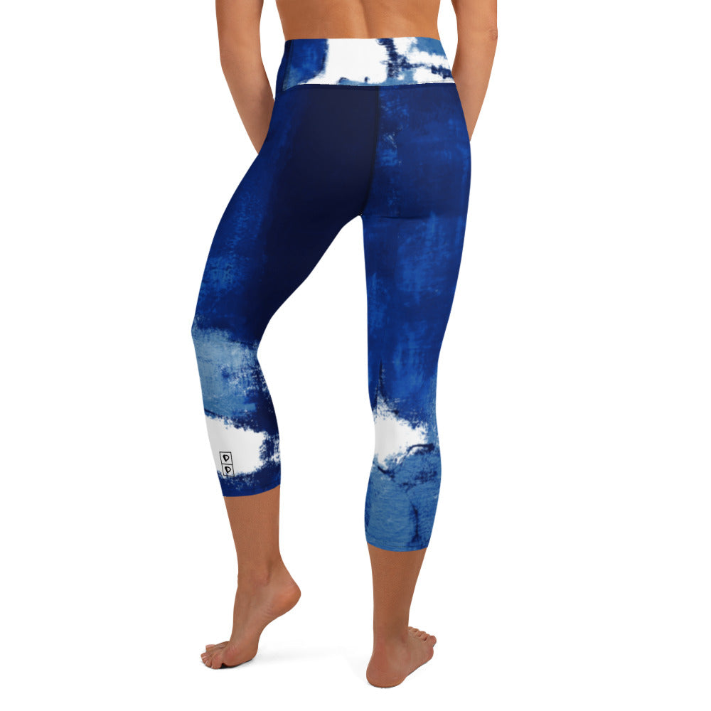 Abstract Woman  |  Women's Fine Art High-Waist Capris