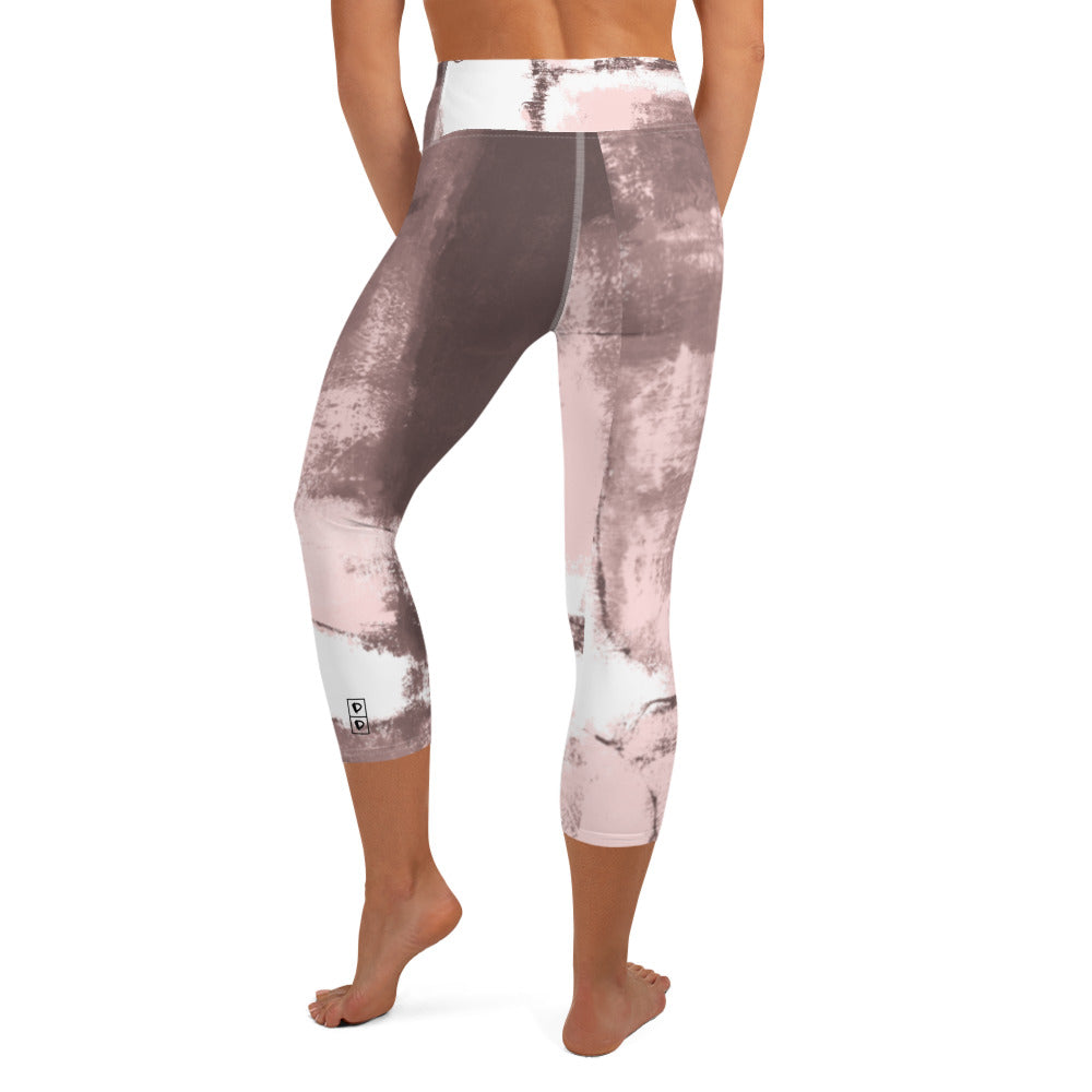 Abstract Woman  |  Women's Fine Art High-Waist Capris