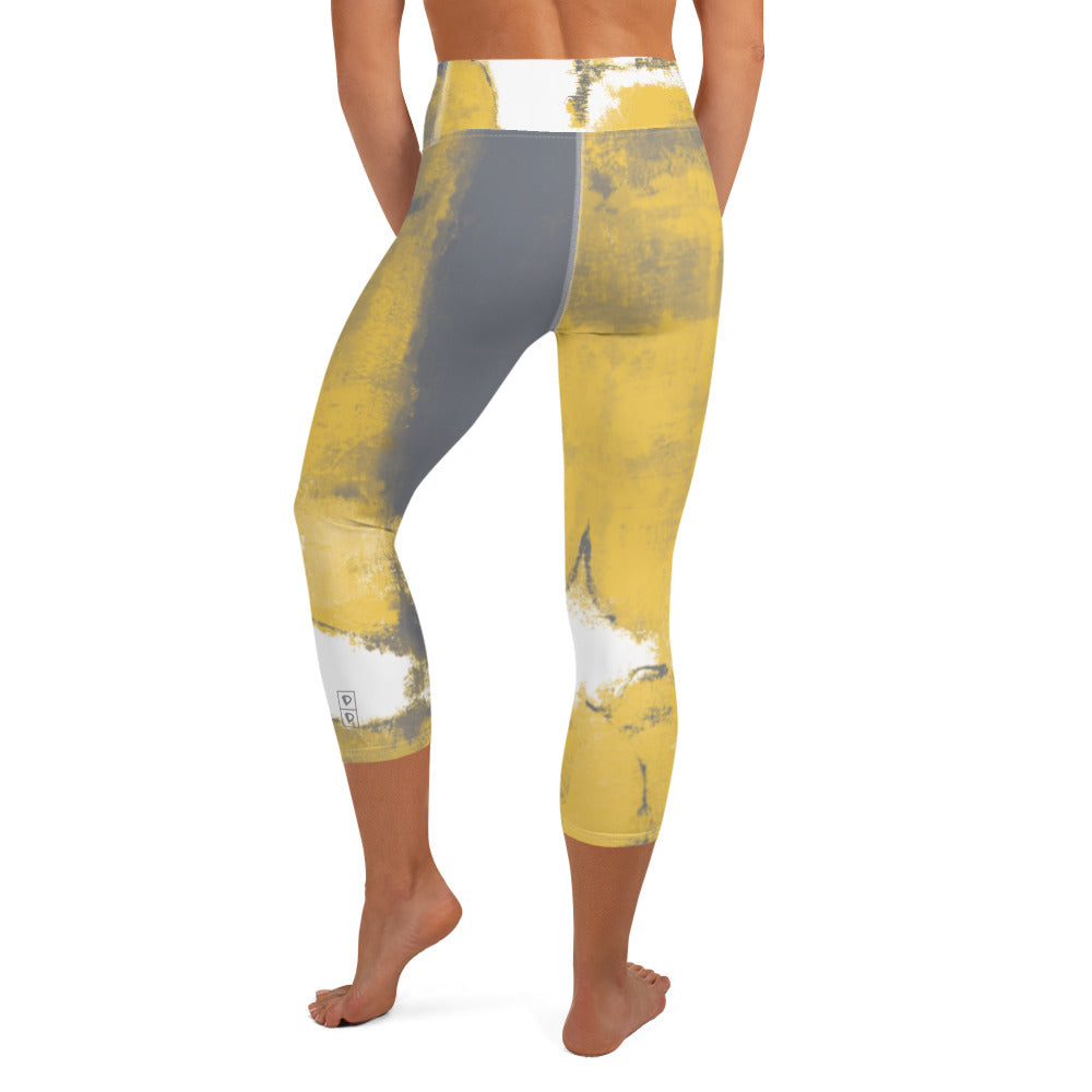 Abstract Woman  |  Women's Fine Art High-Waist Capris