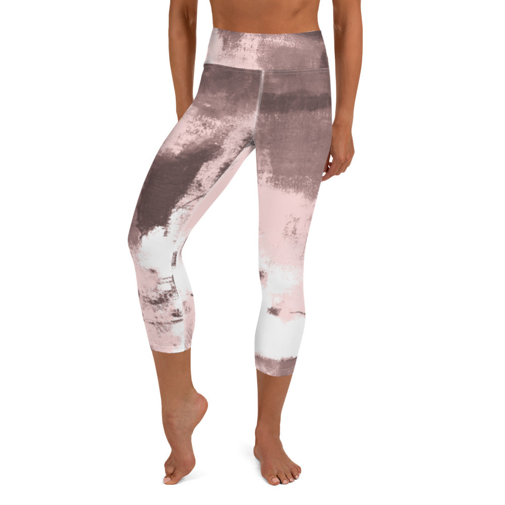 Abstract Woman  |  Women's Fine Art High-Waist Capris