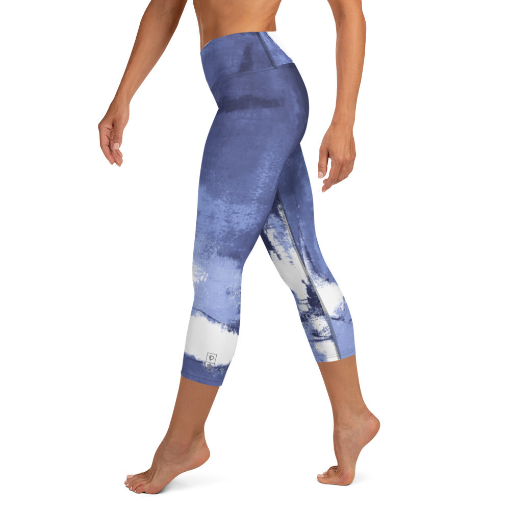 Abstract Woman  |  Women's Fine Art High-Waist Capris