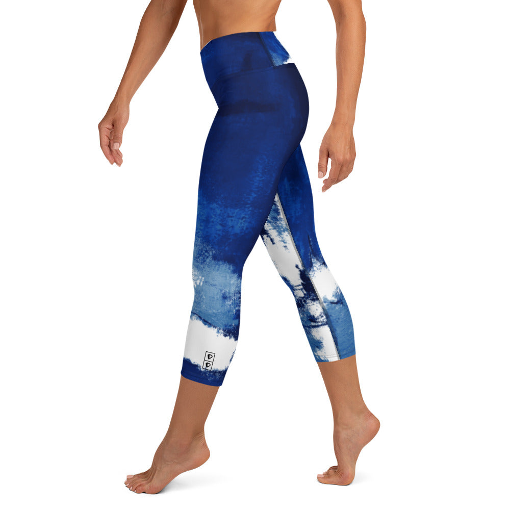 Abstract Woman  |  Women's Fine Art High-Waist Capris