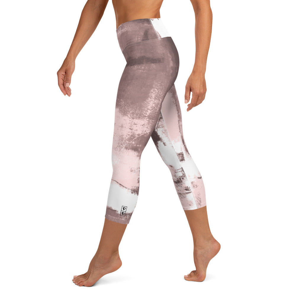 Abstract Woman  |  Women's Fine Art High-Waist Capris