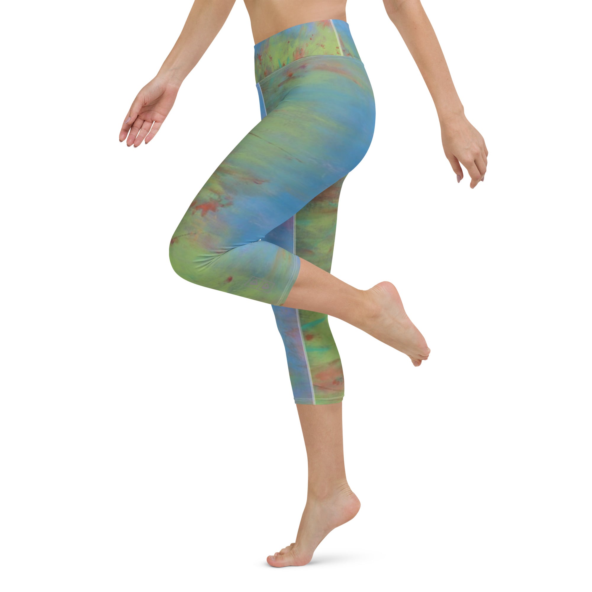 Colors of Lido | Women's Fine Art High-Waist Capris