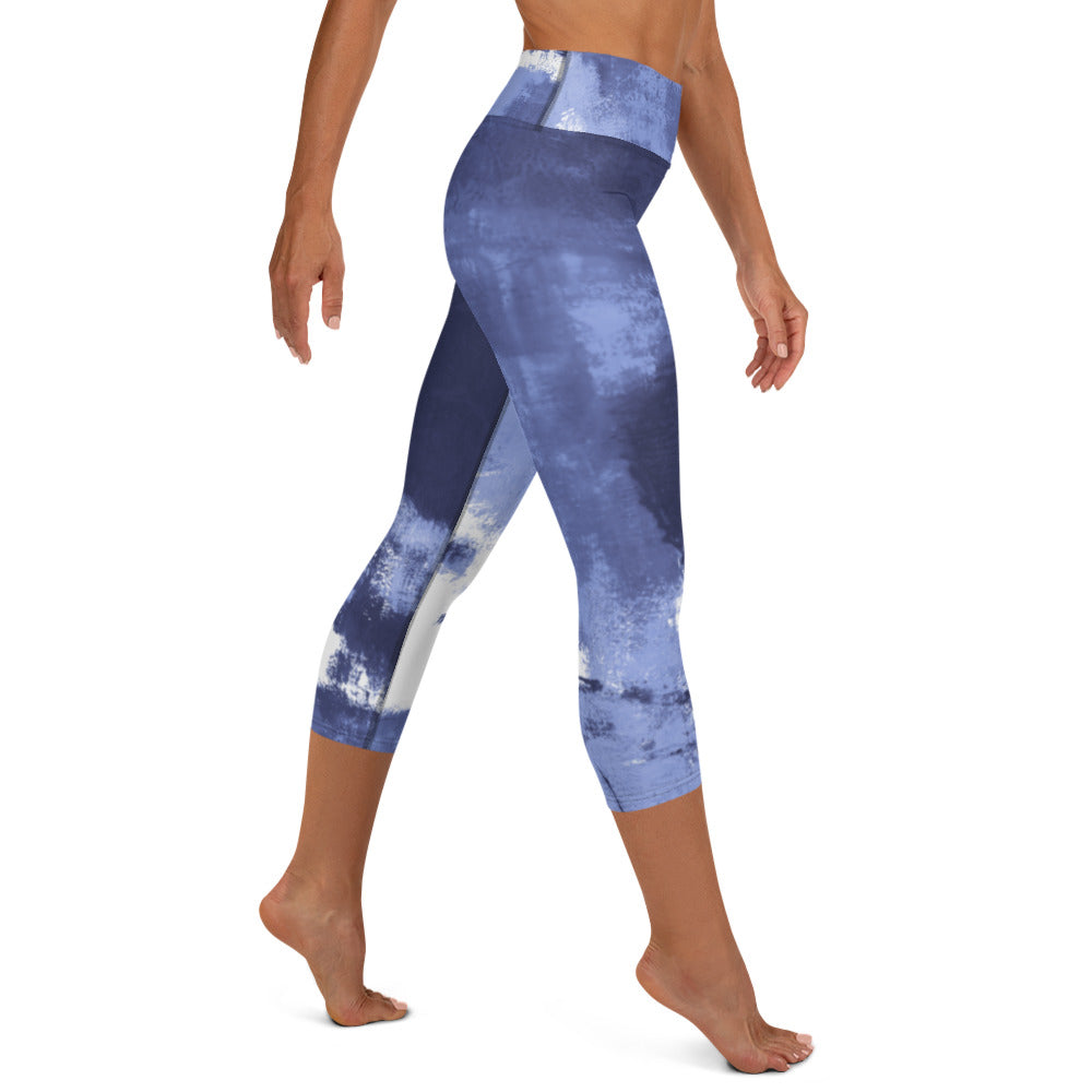 Abstract Woman  |  Women's Fine Art High-Waist Capris
