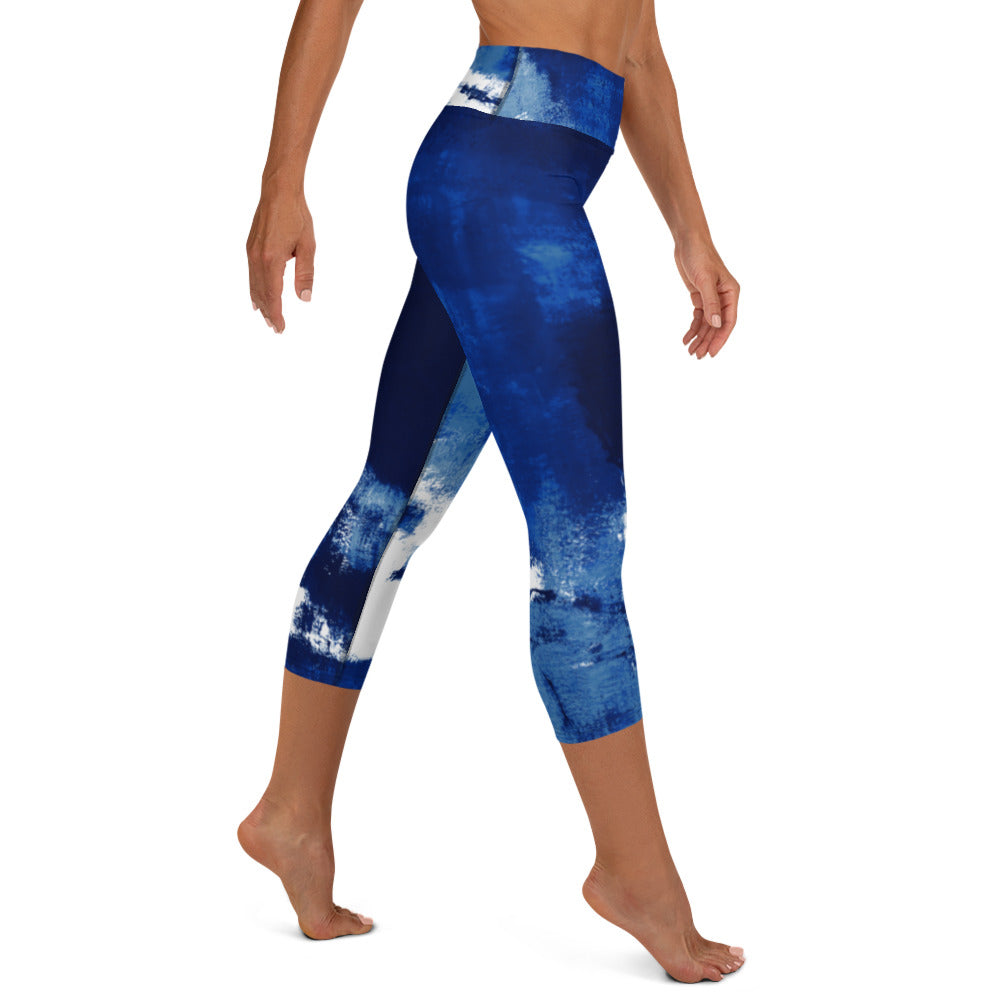 Abstract Woman  |  Women's Fine Art High-Waist Capris