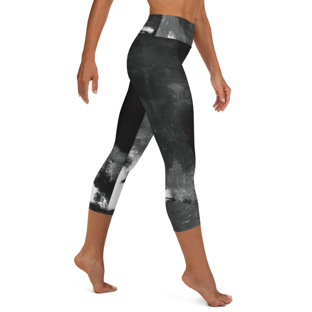 Abstract Woman  |  Women's Fine Art High-Waist Capris
