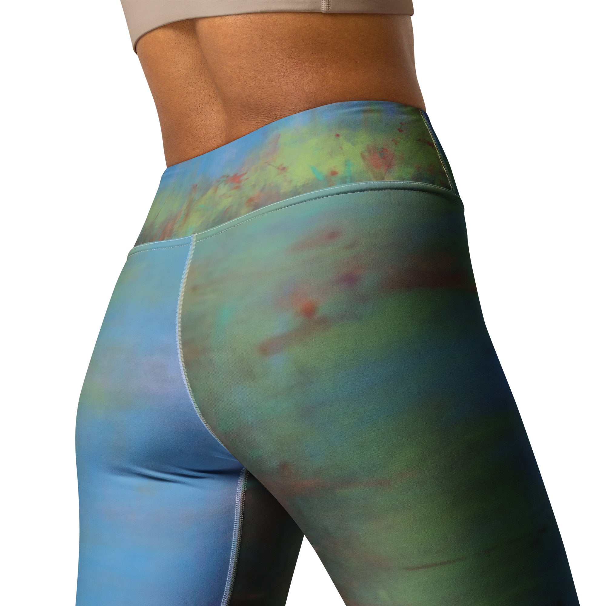 Colors of Lido | Women's Fine Art High-Waist Leggings