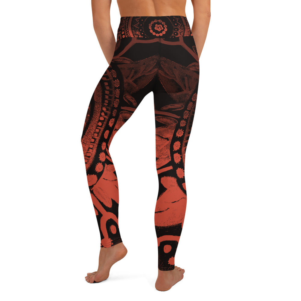 Mandala | Women's Fine Art High-Waist Leggings