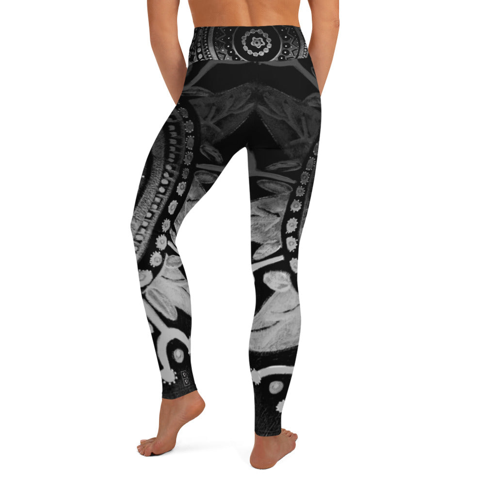 Mandala | Women's Fine Art High-Waist Leggings