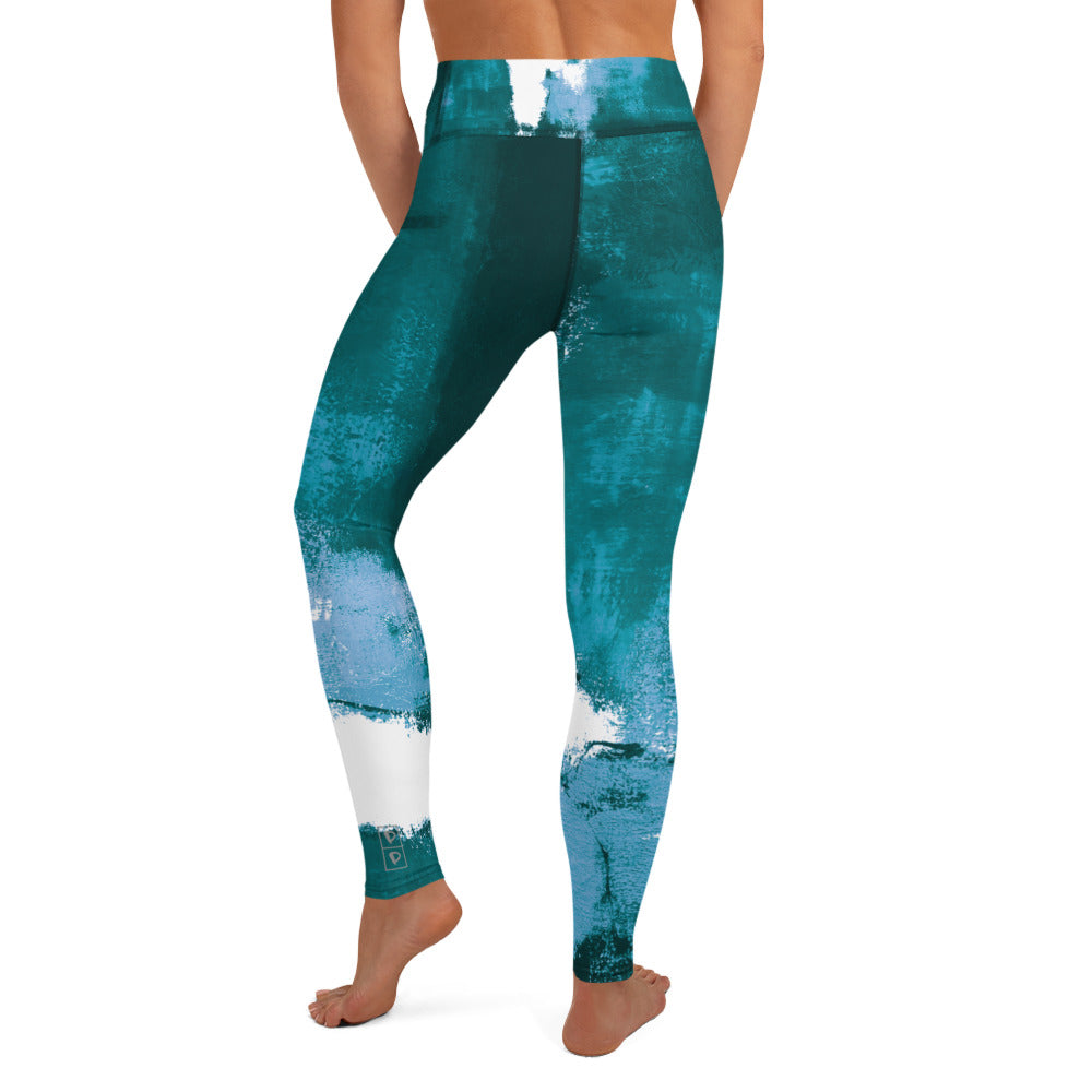 Abstract Woman  |  Women's Fine Art High-Waist Legging