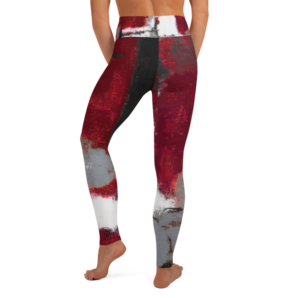 Abstract Woman  |  Women's Fine Art High-Waist Legging