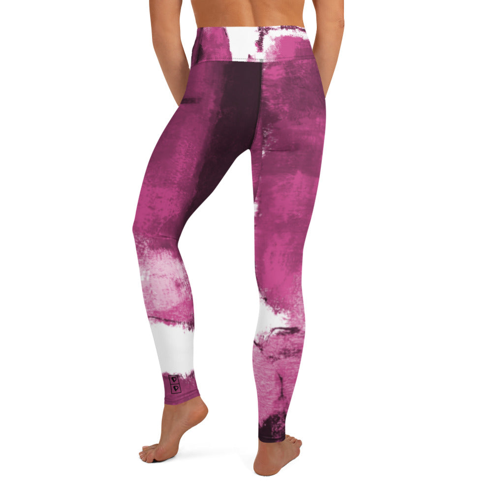 Abstract Woman  |  Women's Fine Art High-Waist Legging