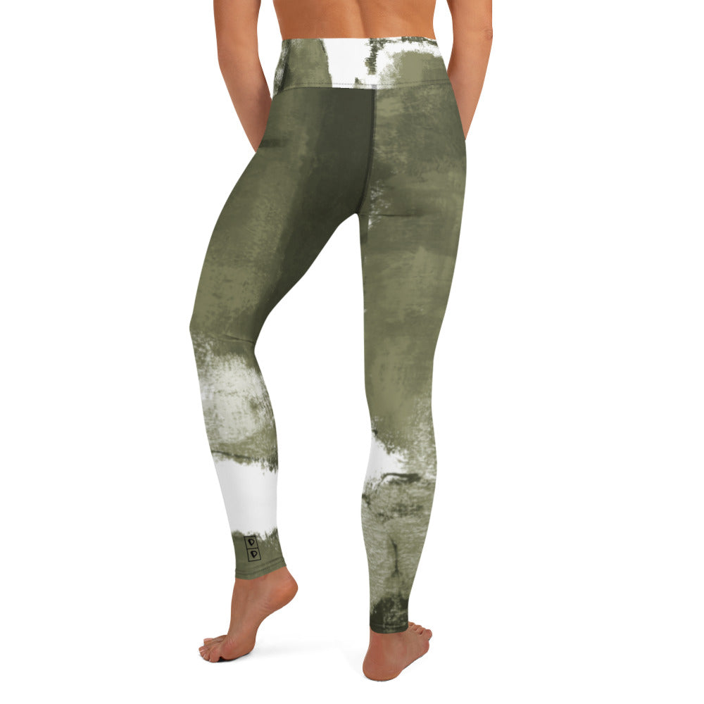 Abstract Woman  |  Women's Fine Art High-Waist Legging