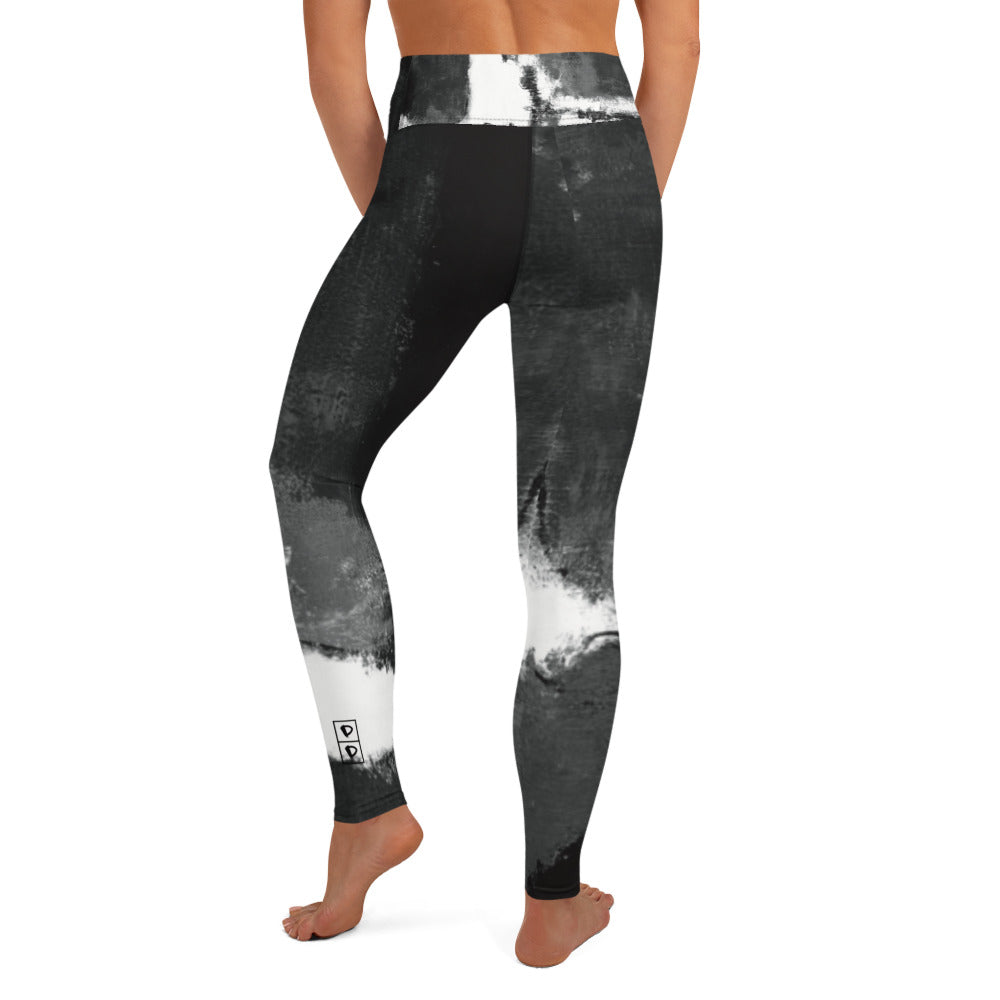 Abstract Woman  |  Women's Fine Art High-Waist Legging