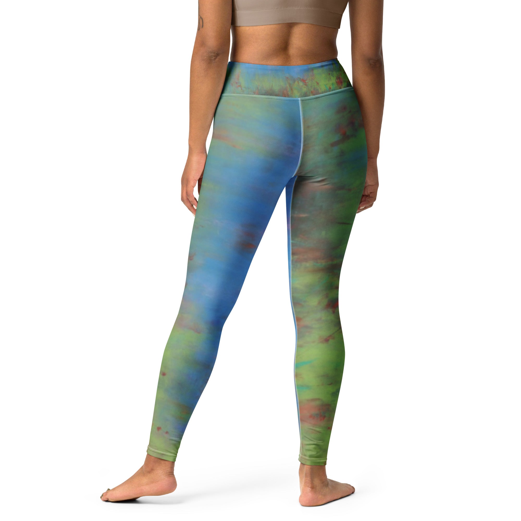 Colors of Lido | Women's Fine Art High-Waist Leggings