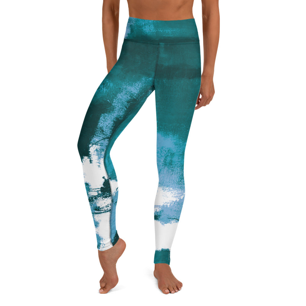 Abstract Woman  |  Women's Fine Art High-Waist Legging