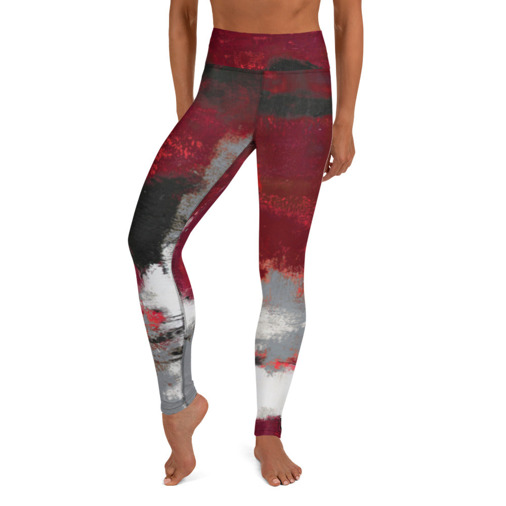 Abstract Woman  |  Women's Fine Art High-Waist Legging