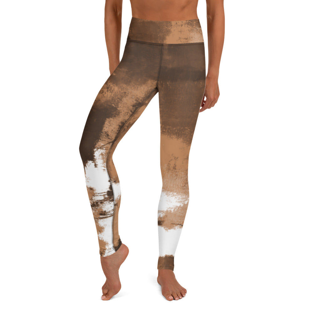 Abstract Woman  |  Women's Fine Art High-Waist Legging