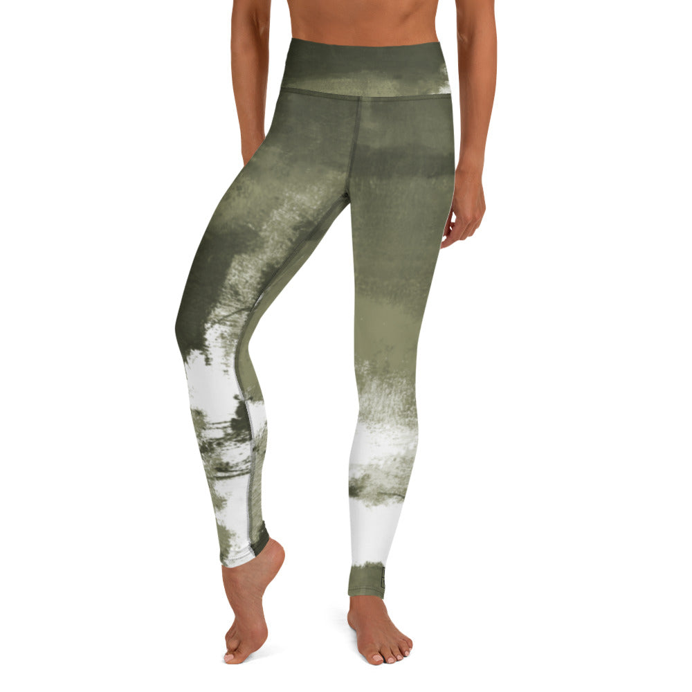 Abstract Woman  |  Women's Fine Art High-Waist Legging