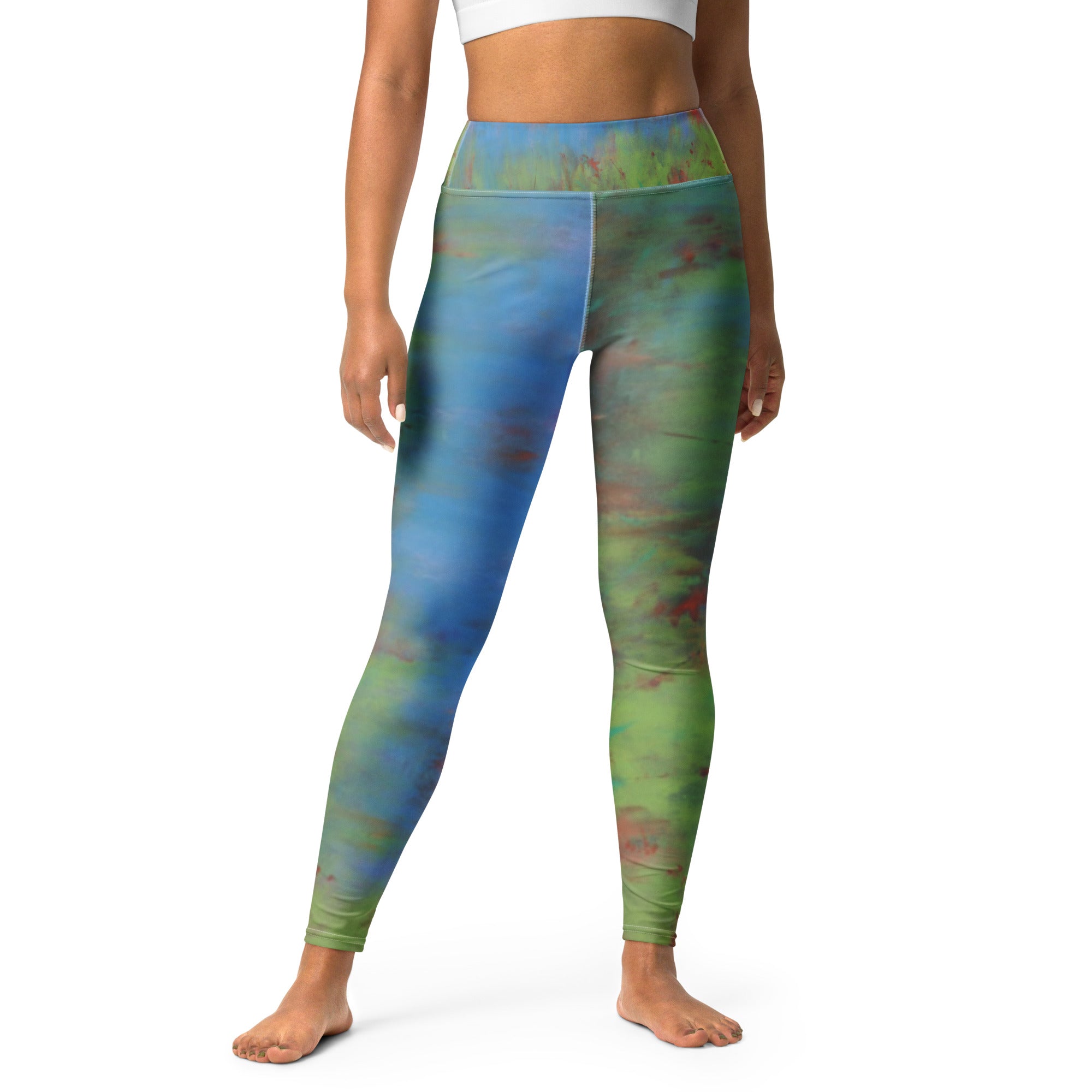 Colors of Lido | Women's Fine Art High-Waist Leggings