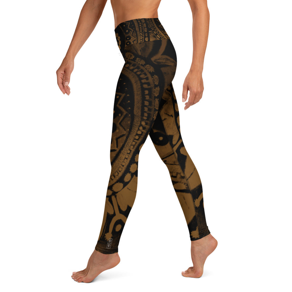 Mandala | Women's Fine Art High-Waist Leggings
