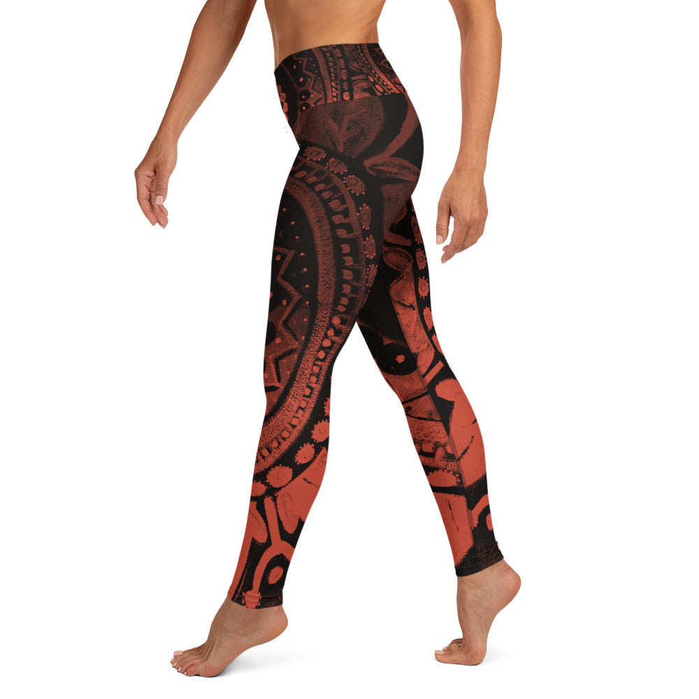 Mandala | Women's Fine Art High-Waist Leggings