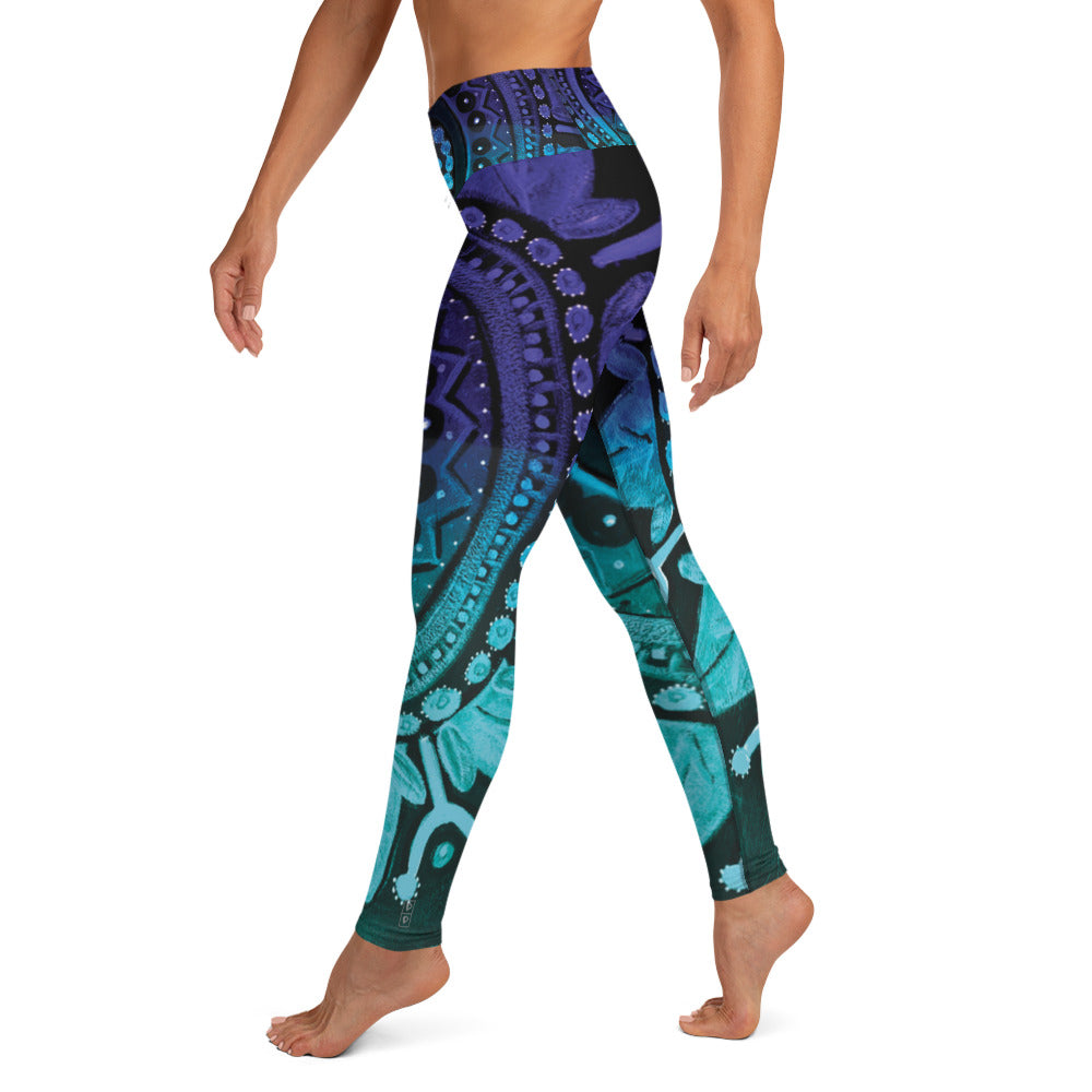 Mandala | Women's Fine Art High-Waist Leggings