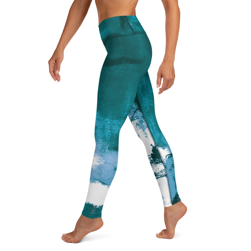 Abstract Woman  |  Women's Fine Art High-Waist Legging