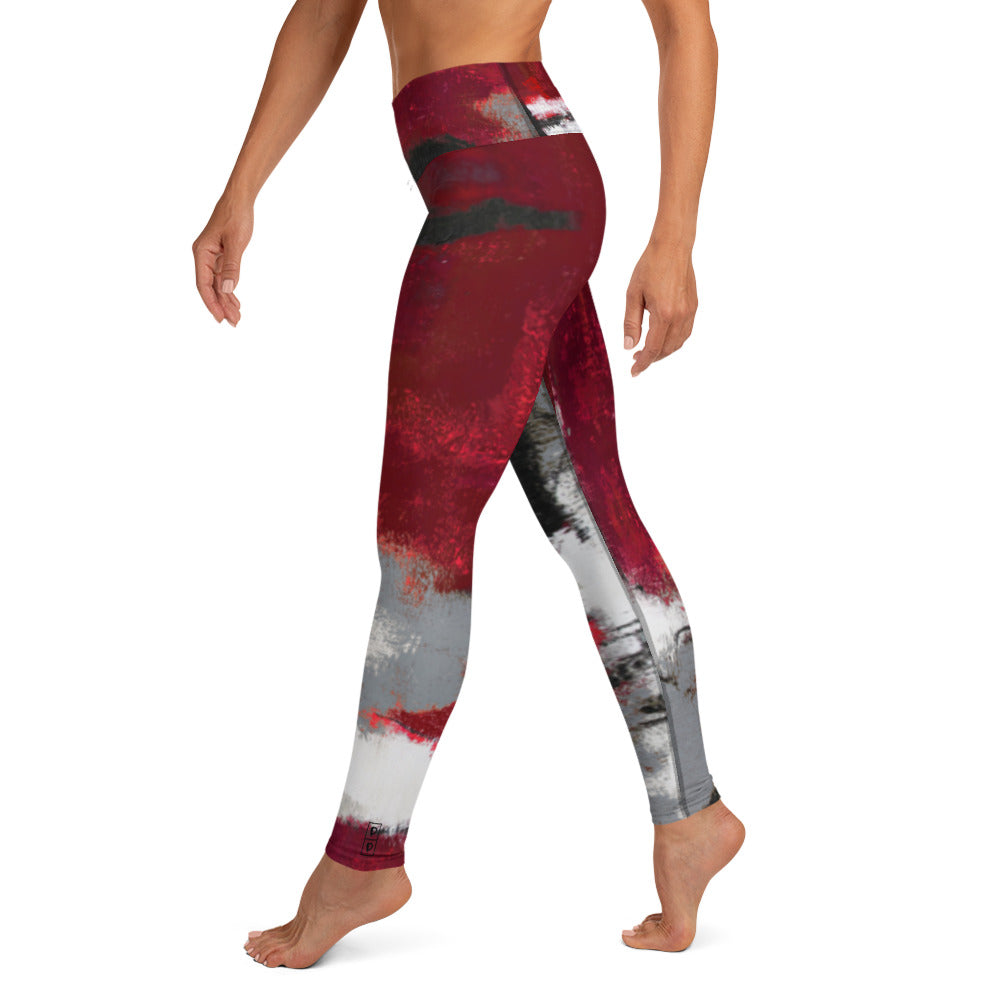 Abstract Woman  |  Women's Fine Art High-Waist Legging