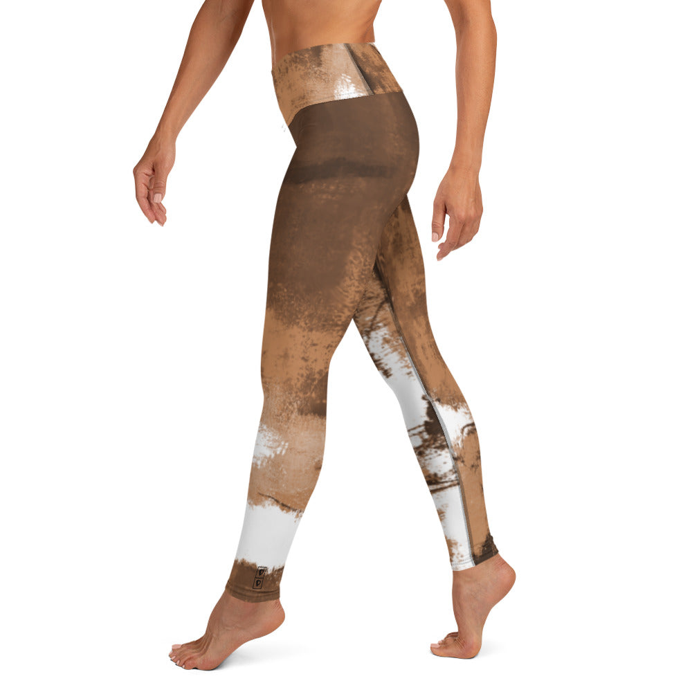 Abstract Woman  |  Women's Fine Art High-Waist Legging