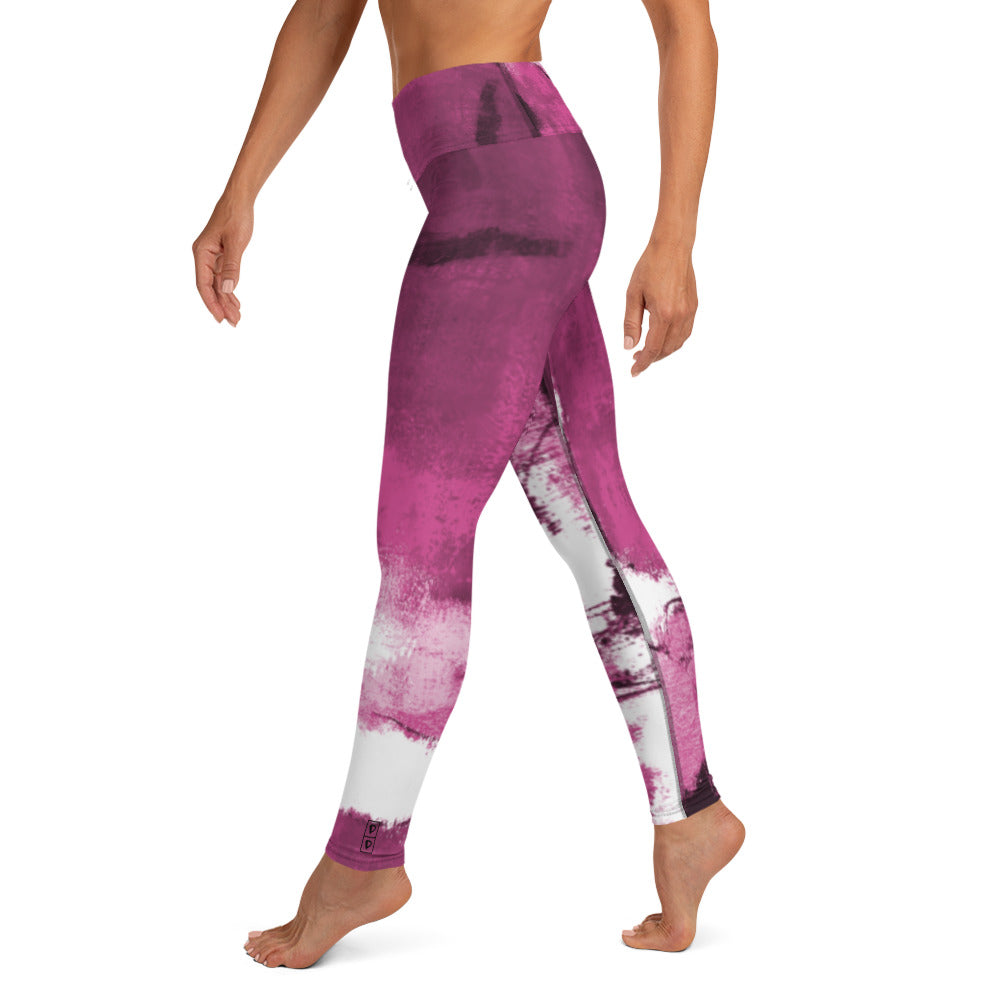 Abstract Woman  |  Women's Fine Art High-Waist Legging