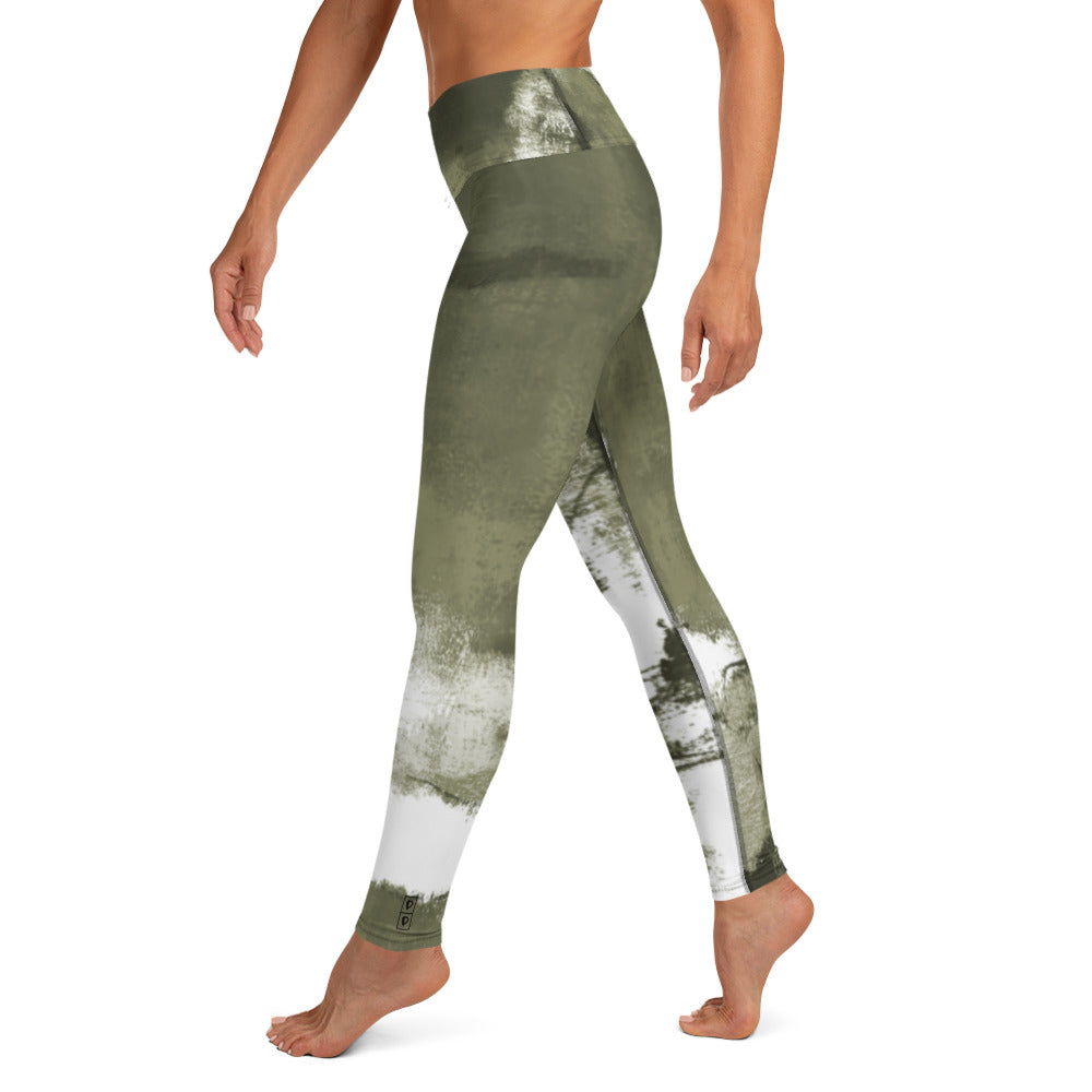 Abstract Woman  |  Women's Fine Art High-Waist Legging