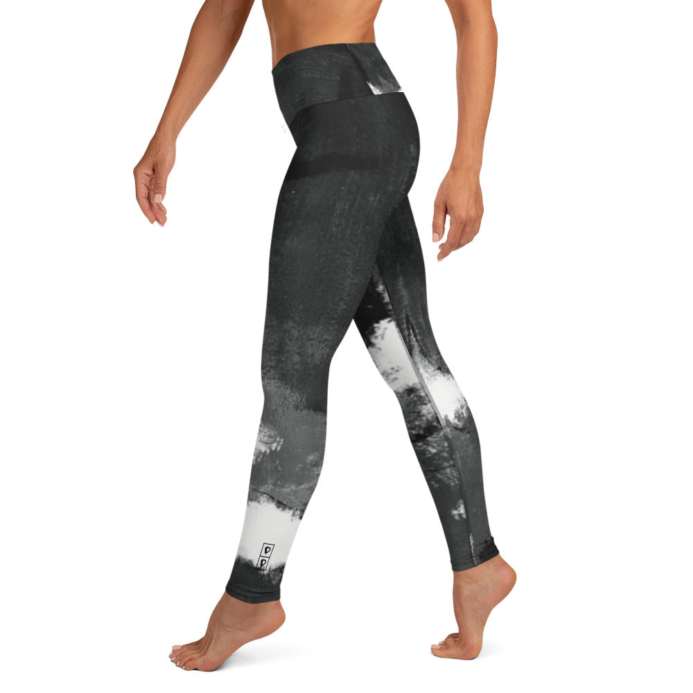 Abstract Woman  |  Women's Fine Art High-Waist Legging