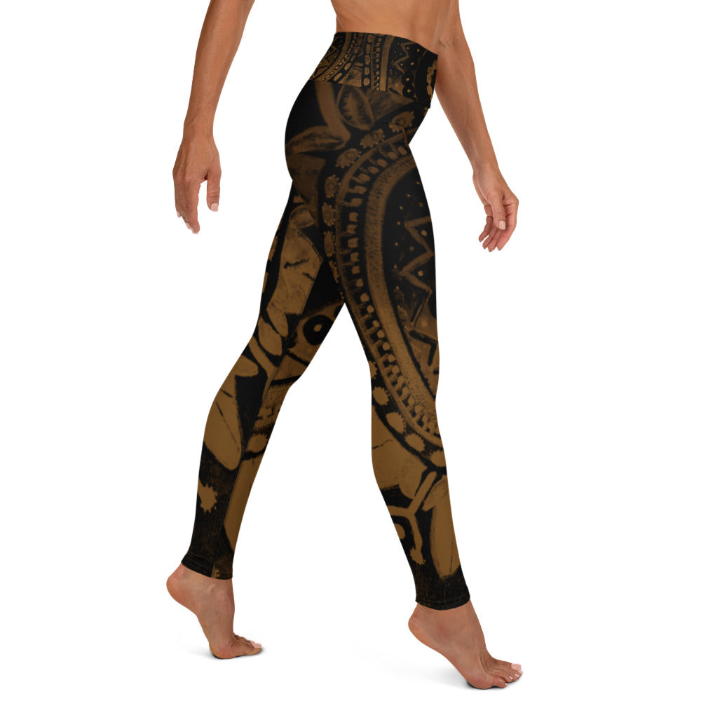 Mandala | Women's Fine Art High-Waist Leggings