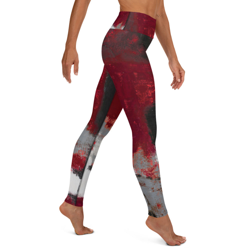 Abstract Woman  |  Women's Fine Art High-Waist Legging