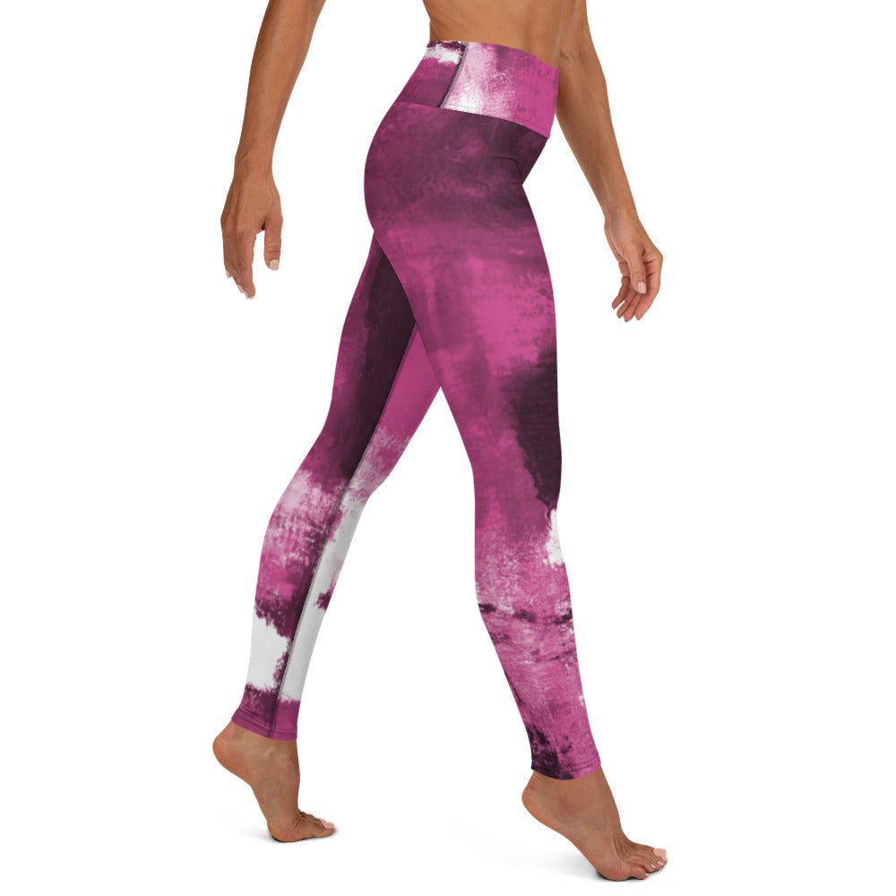 Abstract Woman  |  Women's Fine Art High-Waist Legging