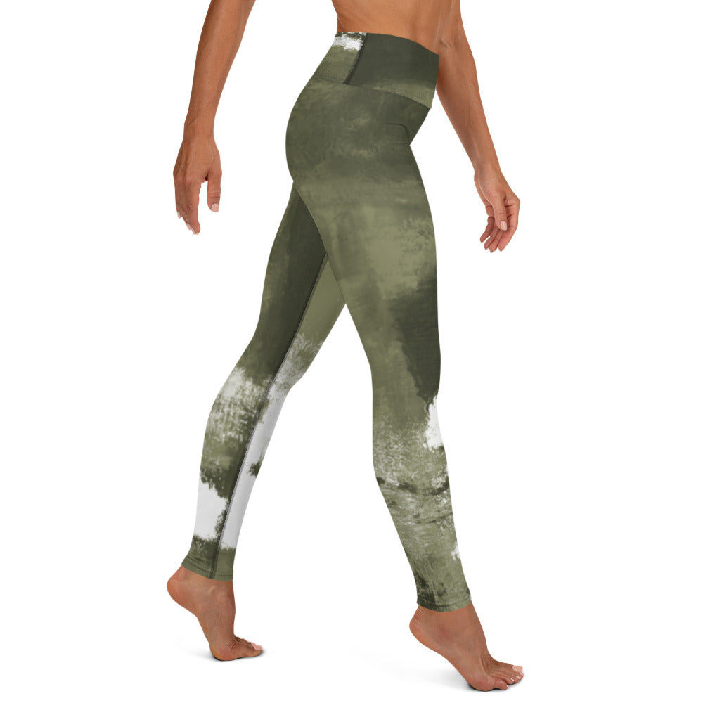 Abstract Woman  |  Women's Fine Art High-Waist Legging