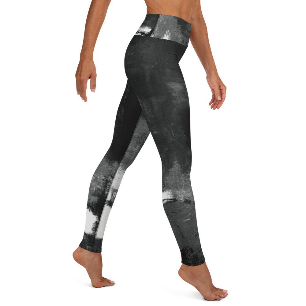 Abstract Woman  |  Women's Fine Art High-Waist Legging
