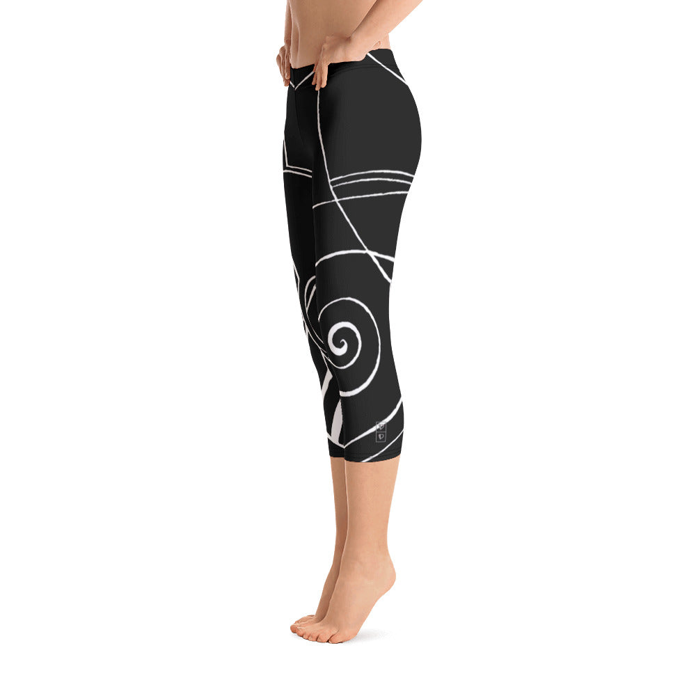 Nicole's Sketch | Women's Fine Art Regular-Waist Capris