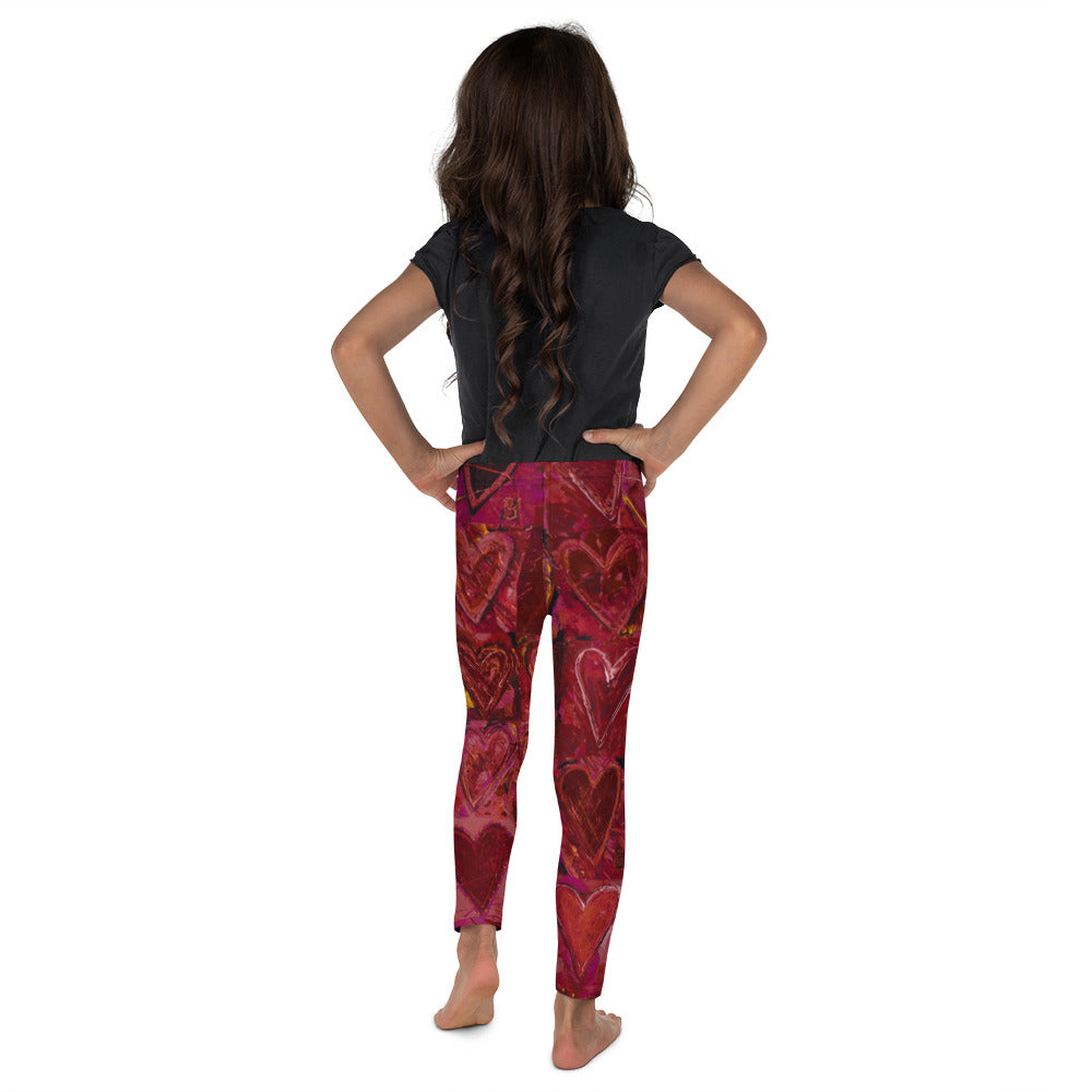 "Hearts without Borders" Kid's Leggings