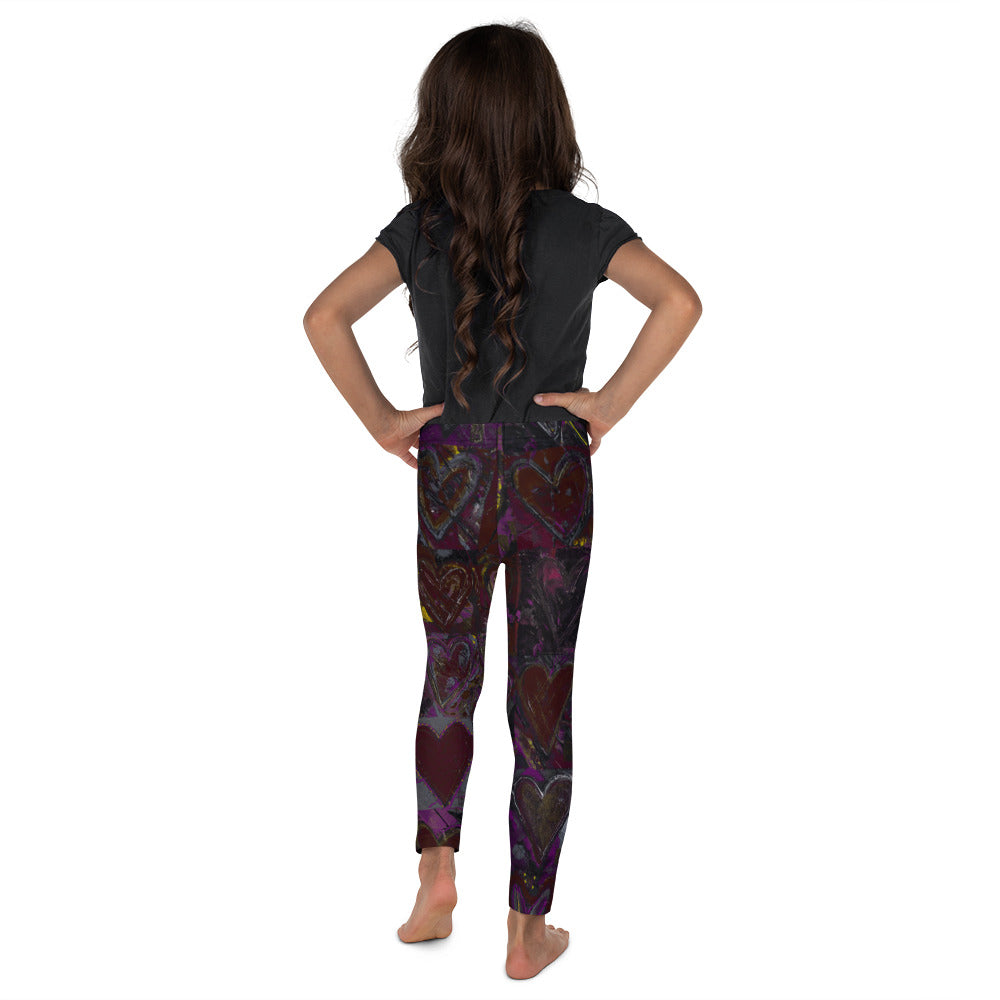 "Hearts without Borders" Kid's Leggings
