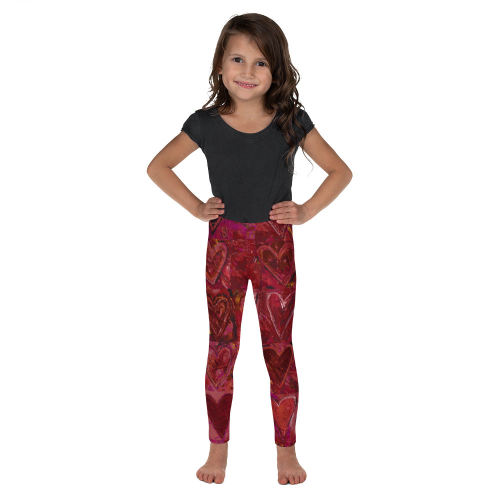 "Hearts without Borders" Kid's Leggings