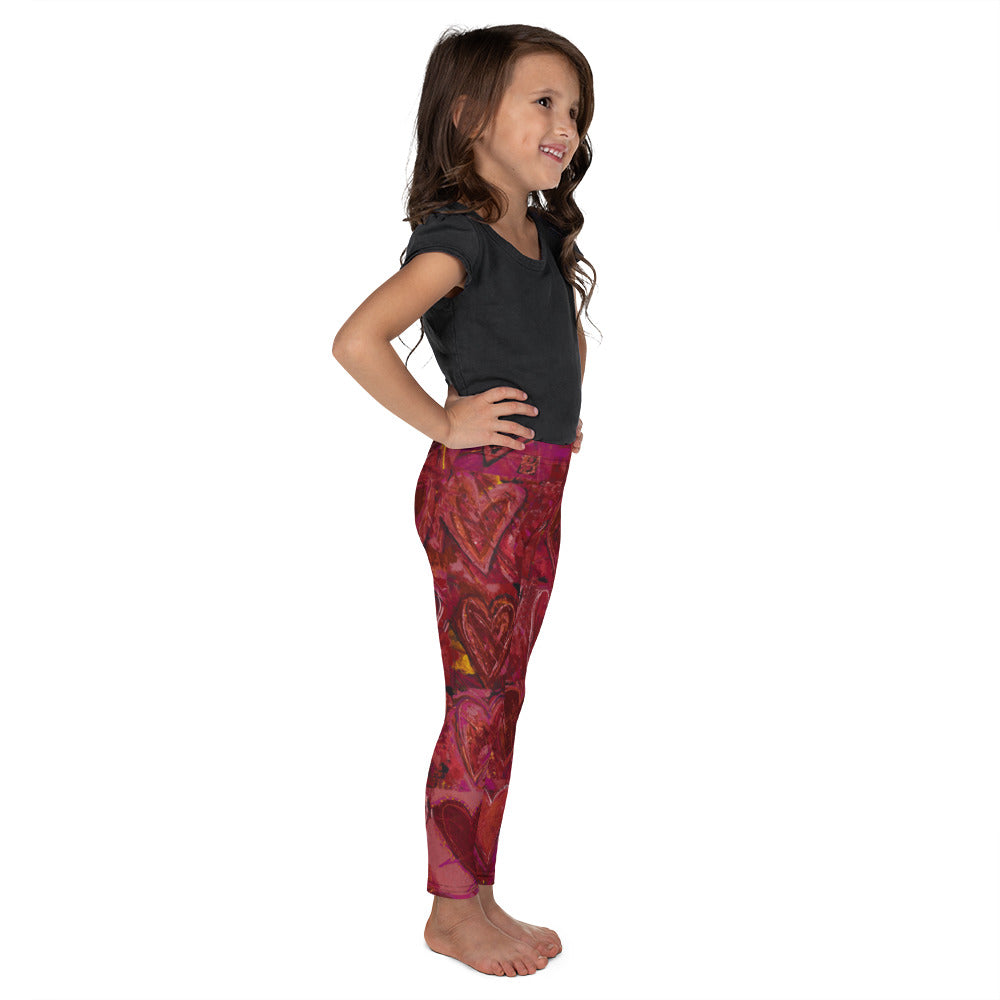 "Hearts without Borders" Kid's Leggings
