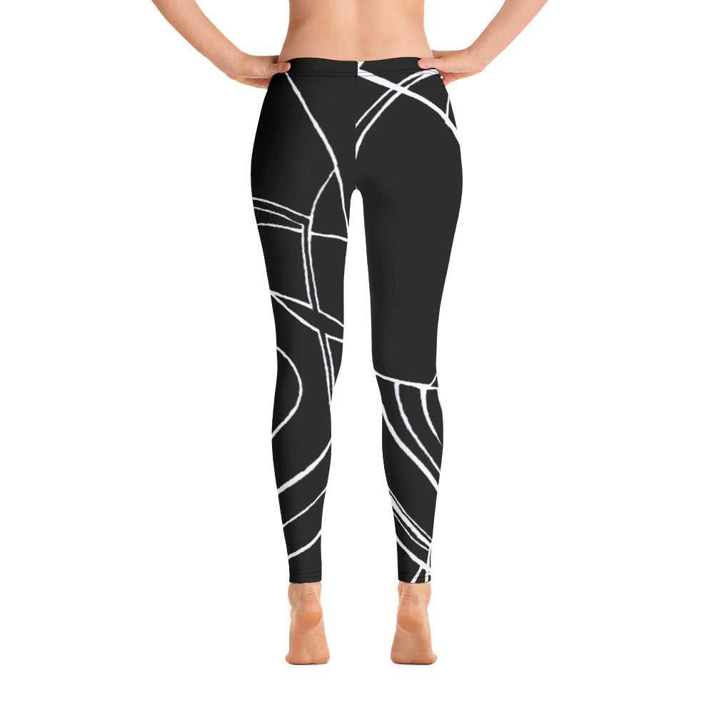 Nicole's Sketch | Women's Fine Art Regular-Waist Leggings