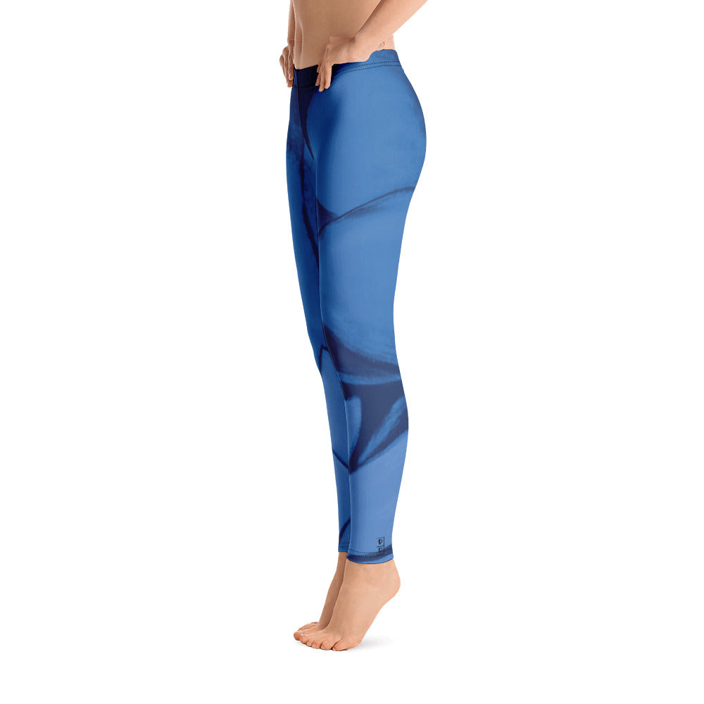 Flower Abstract | Women's Fine Art Regular-Waist Leggings