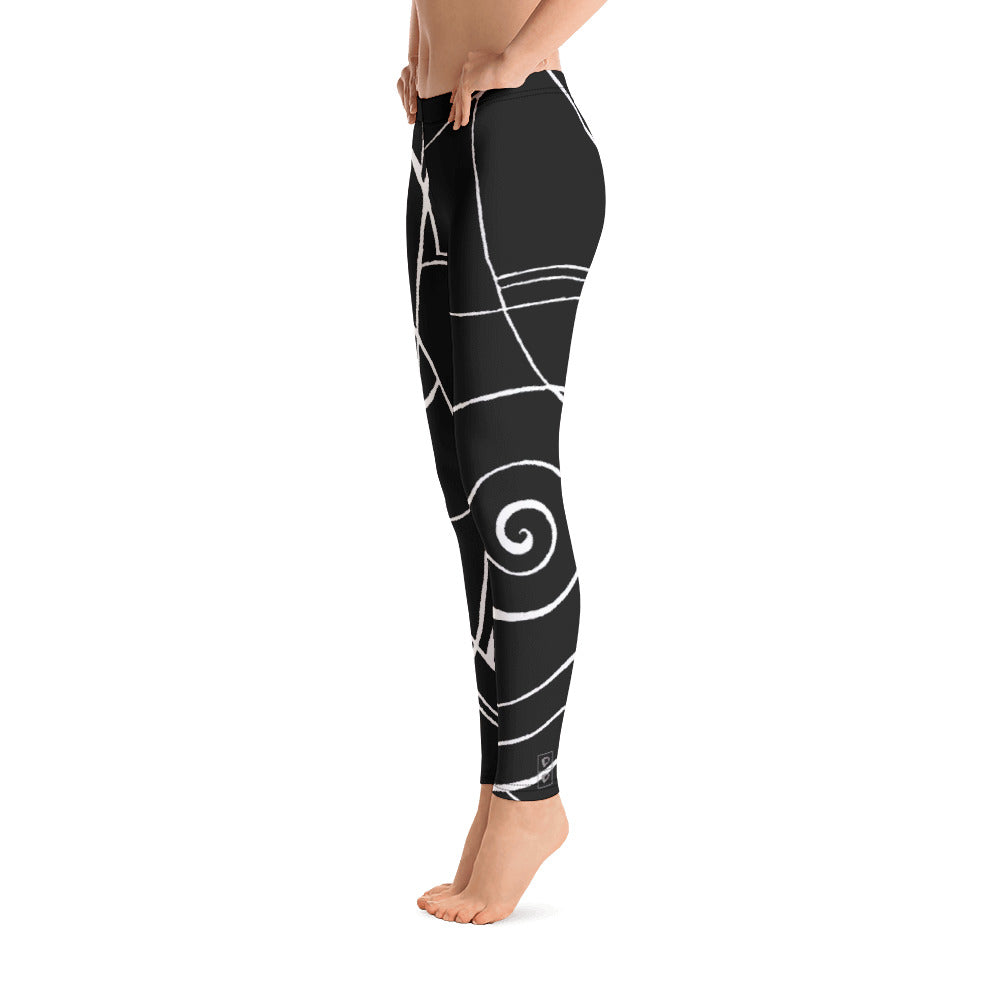 Nicole's Sketch | Women's Fine Art Regular-Waist Leggings