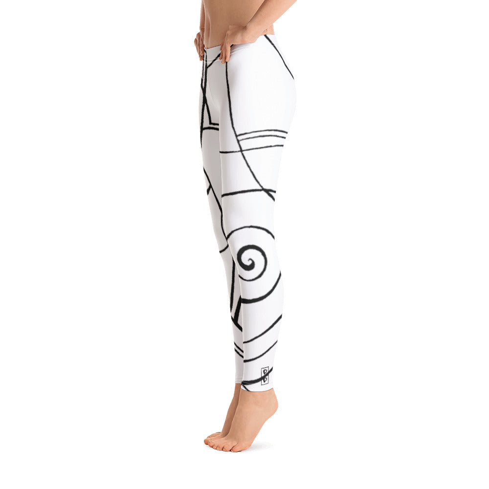 Nicole's Sketch | Women's Fine Art Regular-Waist Leggings